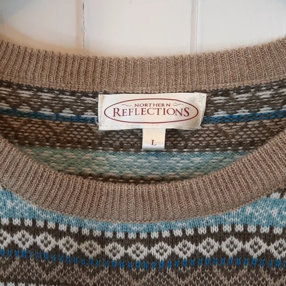 NORTHERN REFLECTIONS Striped Knit Sweater - Picture 4 of 7